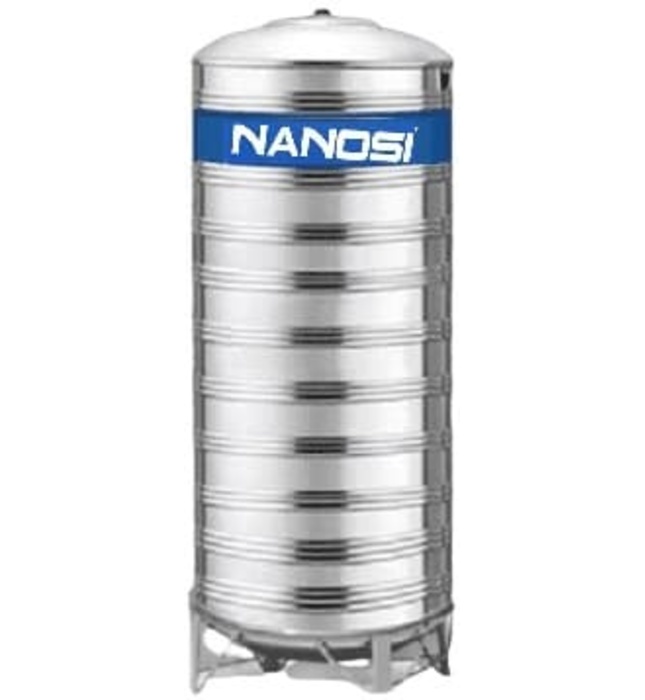 Bồn Inox Công Nghiệp Nanosi 10000L Đứng Phi 1900 NA 10000D F1900