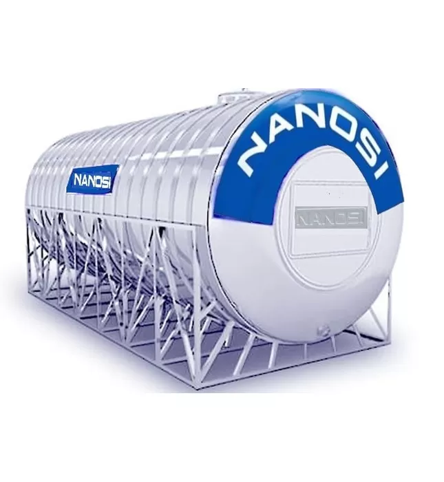 Bồn Inox Công Nghiệp Nanosi 10000L Ngang Phi 1900 NA 10000N F1900