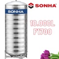 Bồn Inox Công Nghiệp Sơn Hà 10000L Đứng Phi 1700 SH 10000D F1700