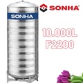 Bồn Inox Công Nghiệp Sơn Hà 10000L Đứng Phi 2200 SH 10000D F2200