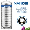 Bồn Inox Công Nghiệp Nanosi 10000L Đứng Phi 1900 NA 10000D F1900
