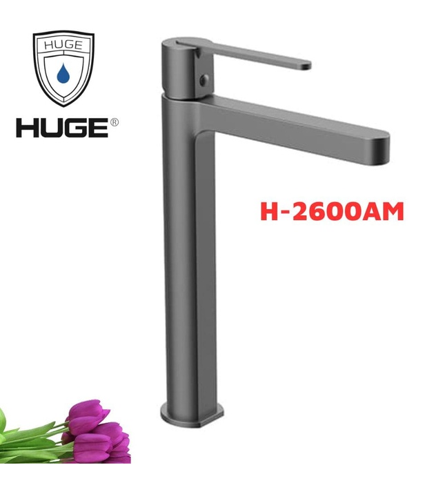 Vòi chậu Lavabo nóng lạnh Huge H-2600AM