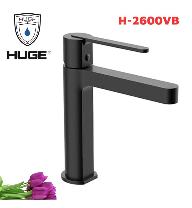 Vòi chậu Lavabo nóng lạnh Huge H-2600VB