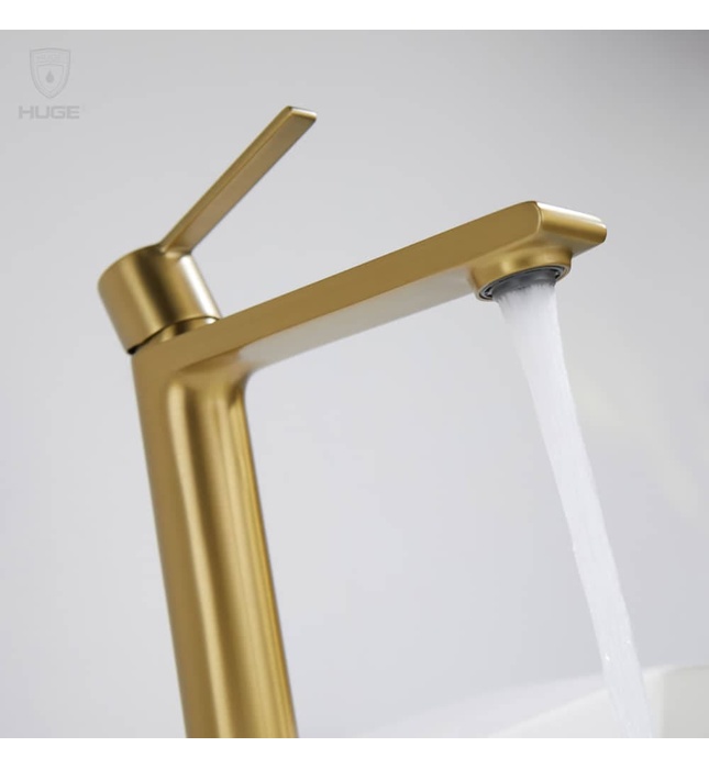 Vòi chậu Lavabo nóng lạnh Thân Cao Huge H-8600AG