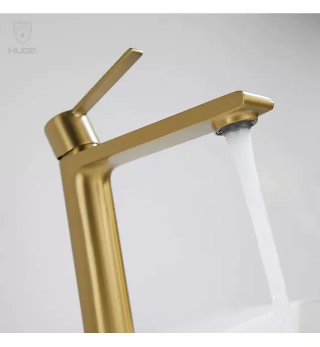 Vòi Lavabo Thân Cao Nóng Lạnh Huge H-8600AG