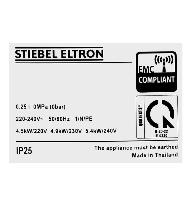 Máy Nước Nóng Trực Tiếp Đức Stiebel Eltron WS 45 EC Kèm Sen Tắm