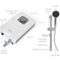 Máy Nước Nóng Trực Tiếp Đức Stiebel Eltron DS 45 EC Kèm Sen Tắm