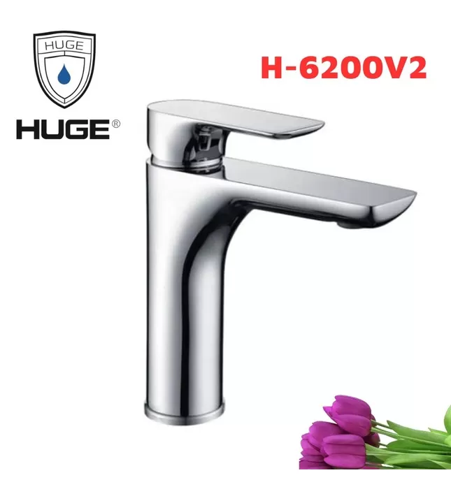 Vòi Lavabo Nóng Lạnh Huge H-6200V2
