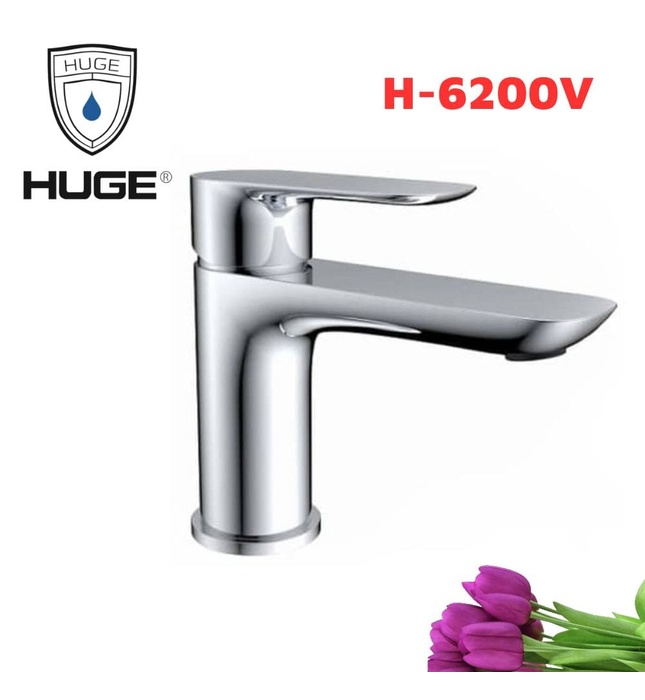 Vòi chậu Lavabo nóng lạnh Huge H-6200V
