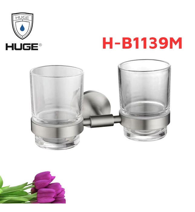Kệ Cốc đánh răng đôi Huge H-B1139M