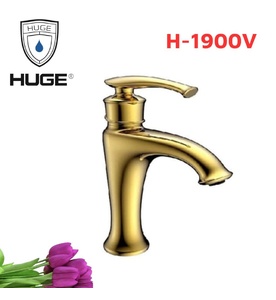 Vòi chậu Lavabo nóng lạnh Huge H-1900V