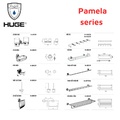 Bộ Phụ Kiện Nhà Tắm Huge Pamela series