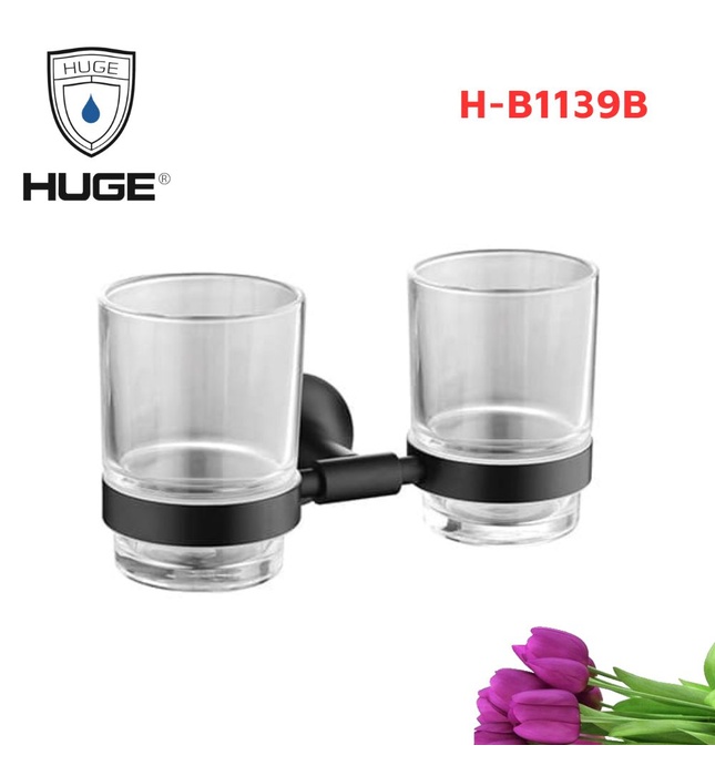 Kệ Cốc đánh răng đôi Huge H-B1139B