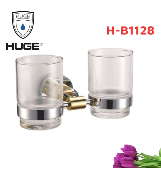 Kệ Cốc đánh răng đôi Huge H-B1128