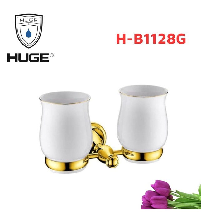 Kệ Cốc đánh răng đôi Huge H-B1128G