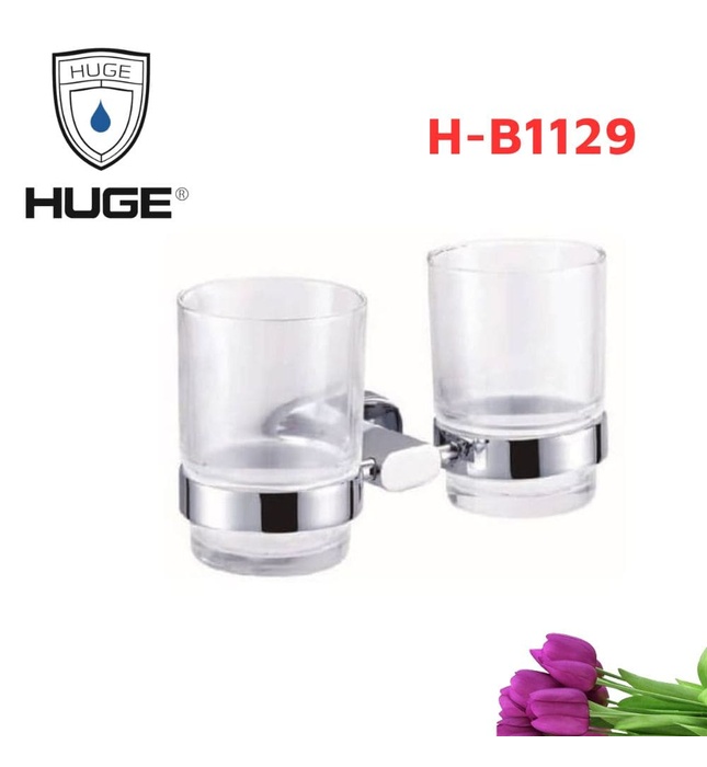 Kệ Cốc đánh răng đôi Huge H-B1129