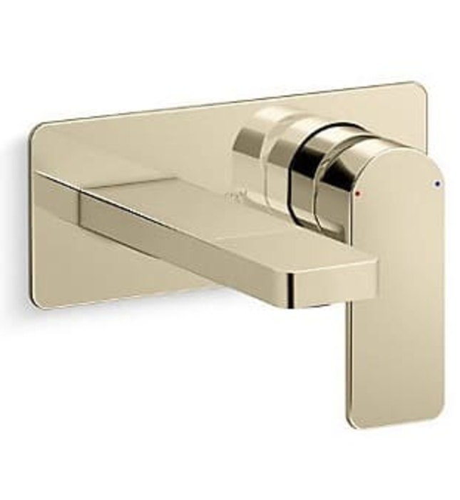 Vòi Lavabo Nóng Lạnh Âm Tường Mỹ Kohler Parallel K-23485T-B4-BL