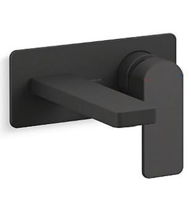 Vòi Lavabo Nóng Lạnh Âm Tường Mỹ Kohler Parallel K-23485T-B4-BL