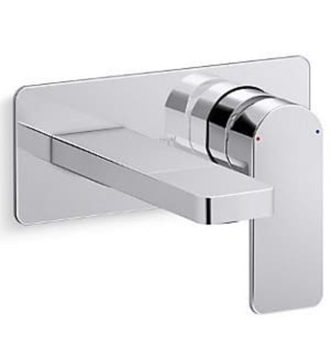 Vòi Lavabo Nóng Lạnh Âm Tường Mỹ Kohler Parallel K-23485T-B4-BL