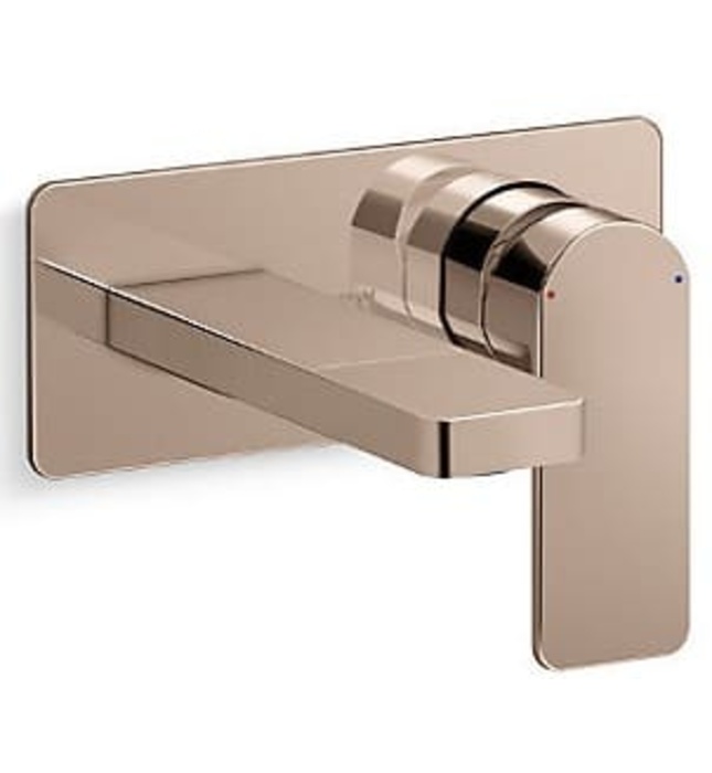 Vòi Lavabo Nóng Lạnh Âm Tường Mỹ Kohler Parallel K-23485T-B4-BL