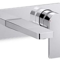 Vòi Lavabo Nóng Lạnh Âm Tường Mỹ Kohler Parallel K-23485T-B4-BL
