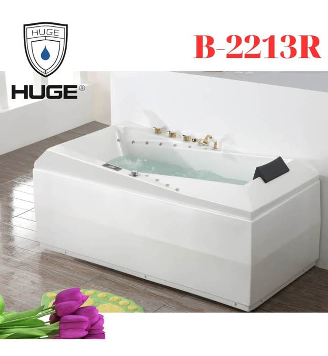Bồn Tắm Massage Yếm Phải Huge B-2213R