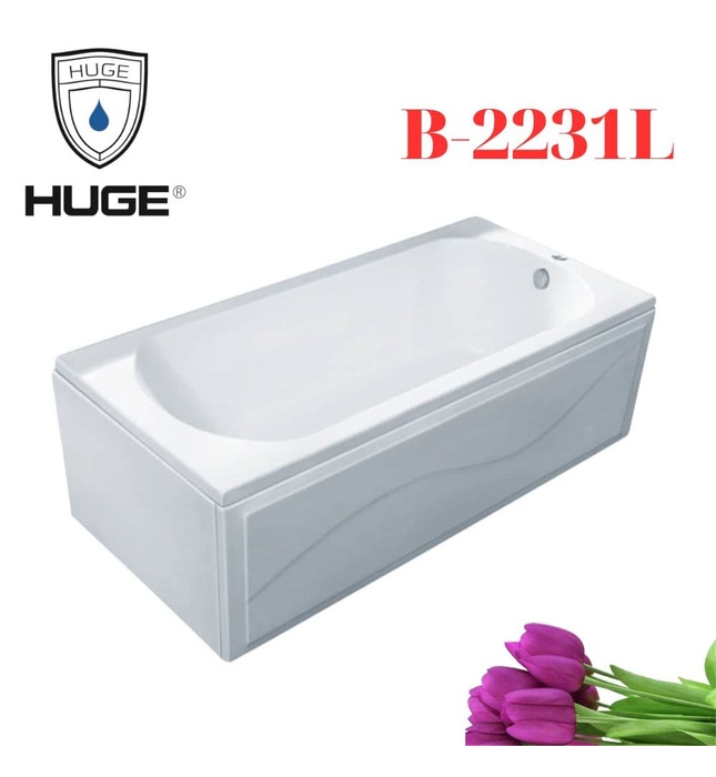 Bồn Tắm Massage Yếm Trái Huge B-2231L