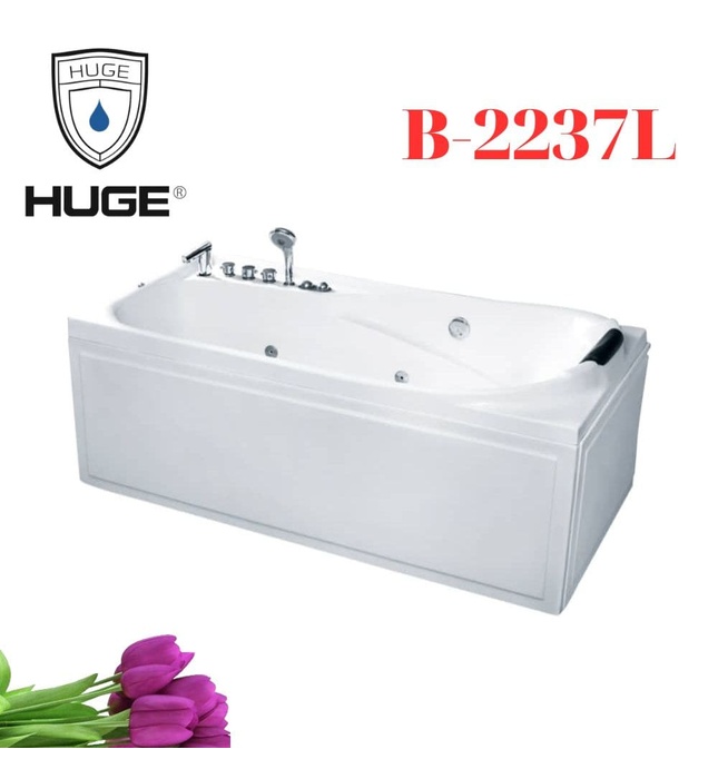 Bồn Tắm Massage Yếm Trái Huge B-2237L