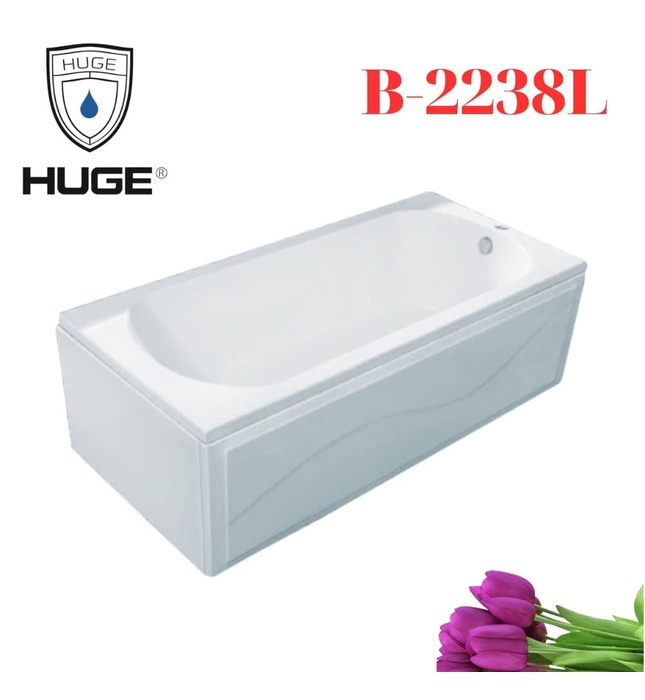 Bồn Tắm Massage Yếm Trái Huge B-2238L