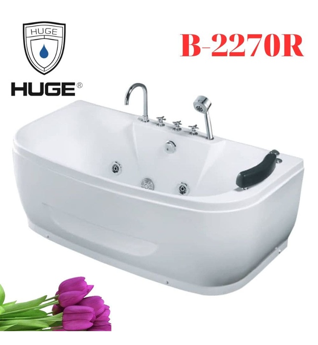Bồn Tắm Massage Yếm Phải Huge B-2270R