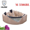 Bồn Tắm Massage Yếm Trái Huge M-3306BL