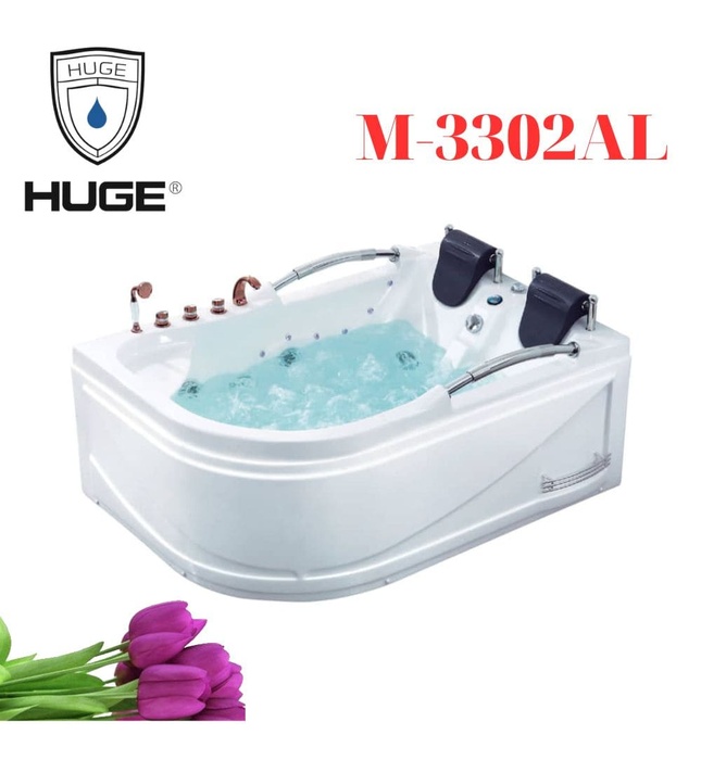 Bồn Tắm Massage Yếm Trái Huge M-3302AL