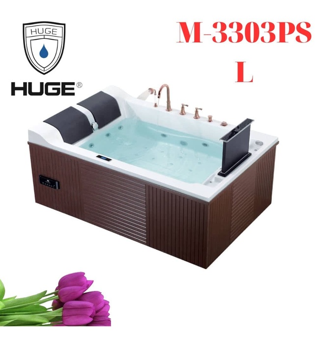 Bồn Tắm Massage Yếm Trái Huge M-3303PSL