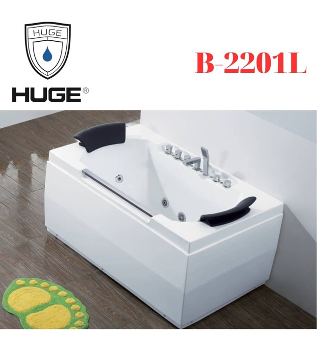 Bồn Tắm Massage Yếm Trái Huge B-2201L