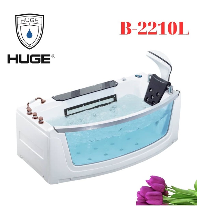 Bồn Tắm Massage Yếm Trái Huge B-2210L