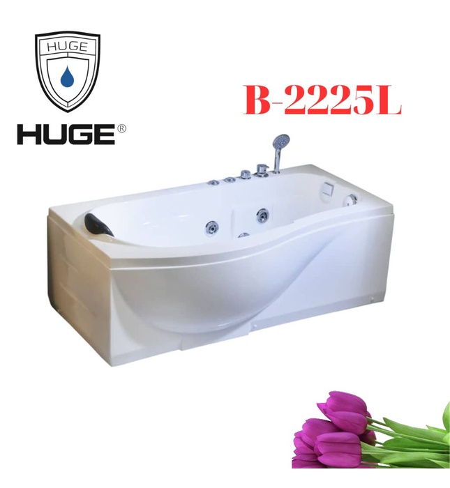 Bồn Tắm Massage Yếm Trái Huge B-2225L
