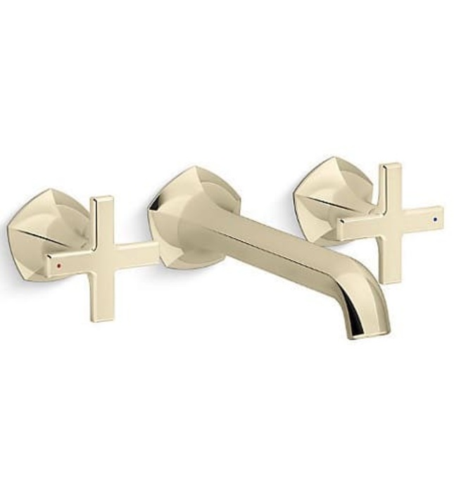 Vòi Lavabo Nóng Lạnh Âm Tường Mỹ Kohler Occasion K-EX27103T-3-BL