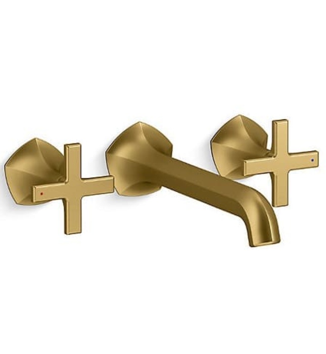 Vòi Lavabo Nóng Lạnh Âm Tường Mỹ Kohler Occasion K-EX27103T-3-BL