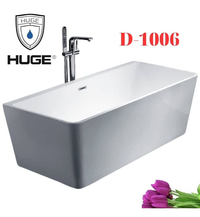 Bồn Tắm Độc Lập Huge D-1006 (1-5m-1.6m-1.7m)