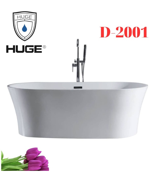 Bồn Tắm Độc Lập Huge D-2001 (1.5m-1.6m-1.7m)