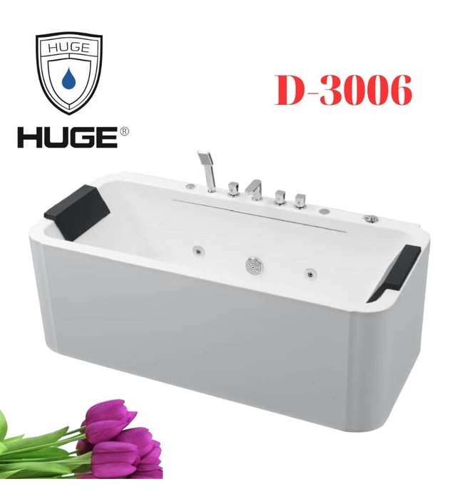 Bồn Tắm Độc Lập Massage 1.7m Huge D-3006