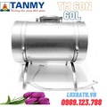 Bình Bồn Nước Phụ Inox Tân Mỹ 60l Ngang TM 60N
