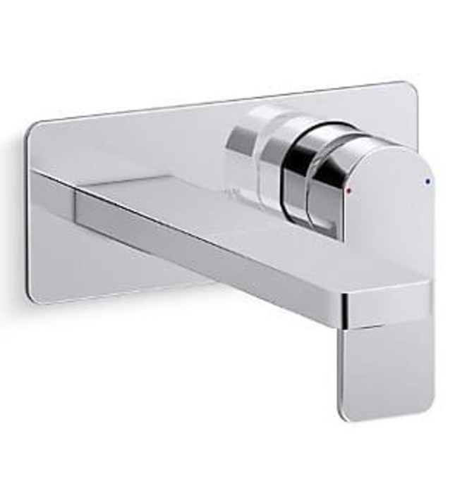 Vòi Lavabo Nóng Lạnh Âm Tường Mỹ Kohler Parallel K-22567T-B4-RGD