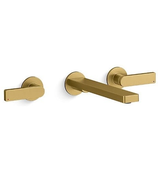 Vòi Lavabo Nóng Lạnh Âm Tường Mỹ Kohler Composed K-73067T-B4-CP