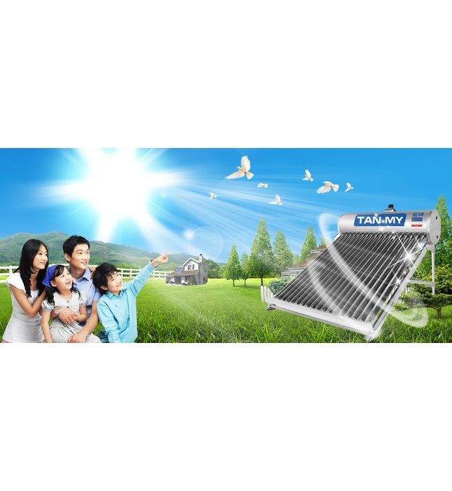 Mấy Nước Nóng Năng lượng Mặt Trời Tân Mỹ 180l TM-58-18
