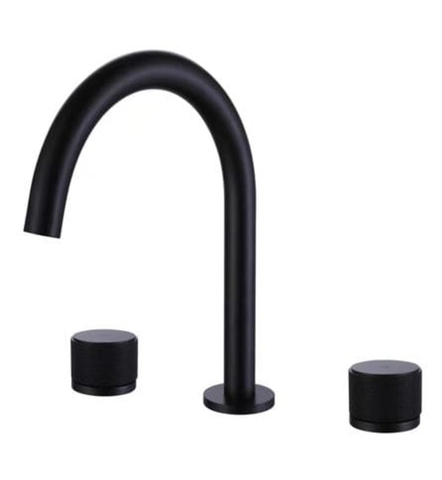 Vòi chậu Lavabo nóng lạnh 3 lỗ Huge H-VC200B1 