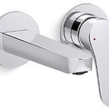 Mặt Nạ vòi Lavabo Nóng Lạnh Âm Tường Mỹ Kohler Accliv K-33066T-4-CP