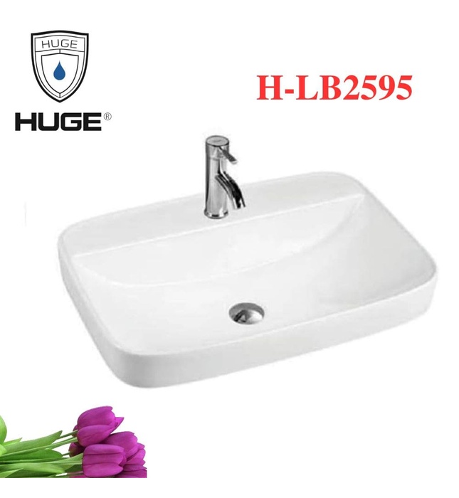 Chậu Rửa Lavabo Bán Âm Huge H-LB2595 