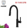 Vòi chậu rửa bát dây rút Huge H-V6811PB 