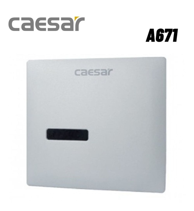 Bộ Xả Bồn Tiểu Nam Caesar A671 Cảm Ứng Âm Tường